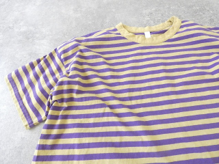 prit(プリット) リサイクル天竺カラーボーダー5分袖ワイドTシャツの商品画像44