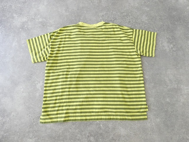 prit(プリット) リサイクル天竺カラーボーダー5分袖ワイドTシャツの商品画像57