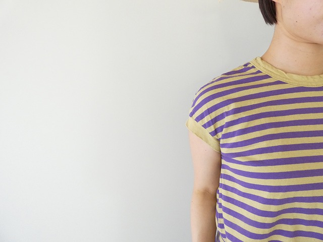 prit(プリット) リサイクル天竺カラーボーダーフレンチスリーブの商品画像4