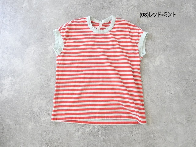 prit(プリット) リサイクル天竺カラーボーダーフレンチスリーブの商品画像42