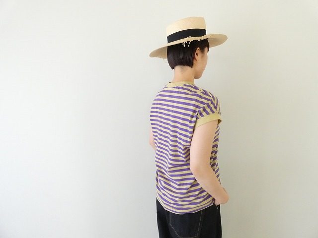 prit(プリット) リサイクル天竺カラーボーダーフレンチスリーブの商品画像7