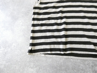 prit(プリット) 40/1ヨーロッパリネン天竺ボーダーオーバーサイズプルベストの商品画像31