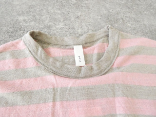 prit(プリット) 40/1ヨーロッパリネン天竺ボーダーオーバーサイズプルベストの商品画像44