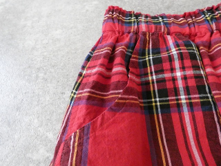 Sarahwear(サラウェア) コットンリネンタータンチェックペインタースカートの商品画像22