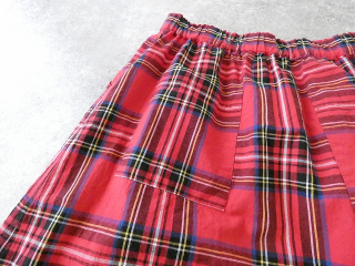 Sarahwear(サラウェア) コットンリネンタータンチェックペインタースカートの商品画像27