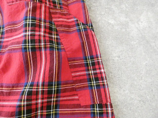 Sarahwear(サラウェア) コットンリネンタータンチェックペインタースカートの商品画像28