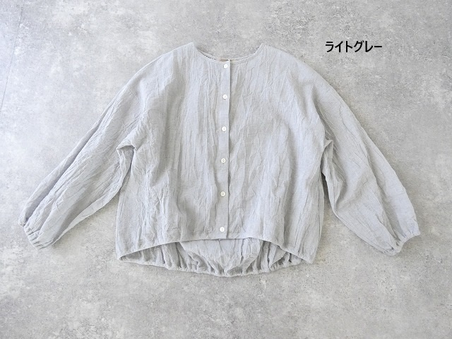 SSC コットンリネンボイルワッシャーギャザーコクーンブラウスの商品画像42
