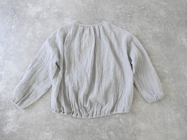 SSC コットンリネンボイルワッシャーギャザーコクーンブラウスの商品画像43