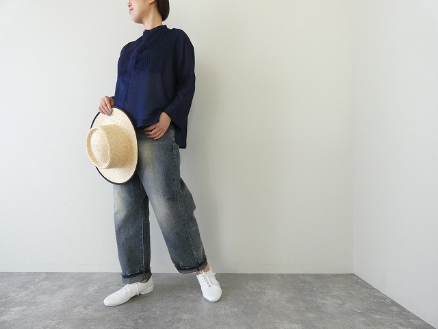 vb コットンローンピンタックデザインシャツブラウスの商品画像2