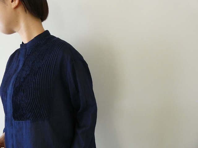 vb コットンローンピンタックデザインシャツブラウスの商品画像5