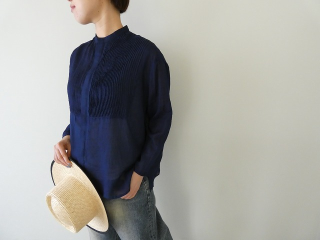 vb コットンローンピンタックデザインシャツブラウスの商品画像8