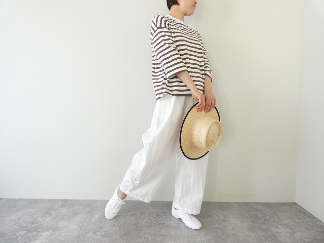 Veritecoeur(ヴェリテクール) 1×1.5ボーダーショートスリーブの商品画像1