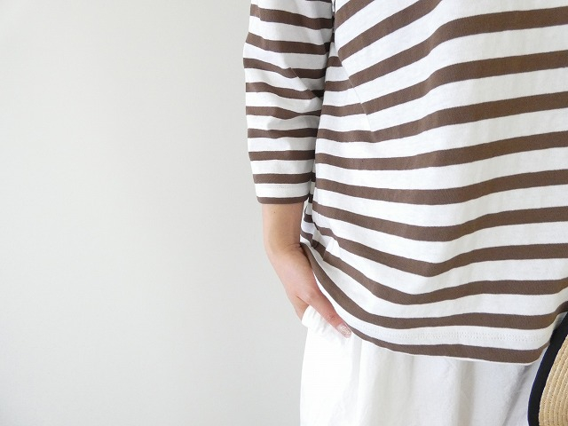 Veritecoeur(ヴェリテクール) 1×1.5ボーダーショートスリーブの商品画像6