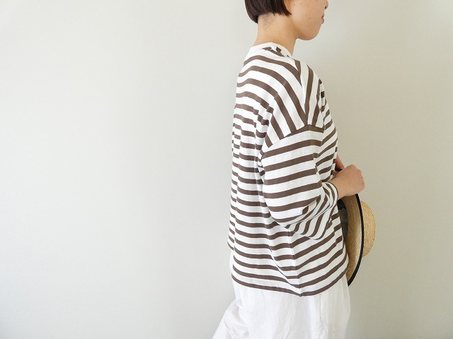 Veritecoeur(ヴェリテクール) 1×1.5ボーダーショートスリーブの商品画像8