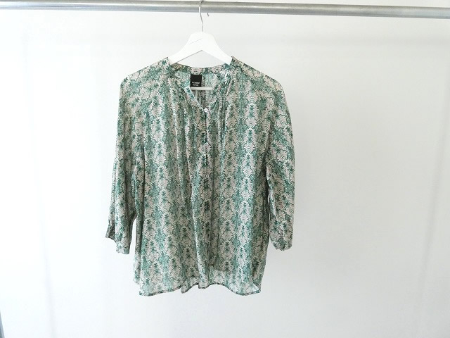 NOMBRE IMPAIR(ノンブルアンペール) シアーアラベスクプリントピンタックブラウスの商品画像12