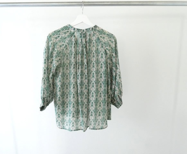 NOMBRE IMPAIR(ノンブルアンペール) シアーアラベスクプリントピンタックブラウスの商品画像13