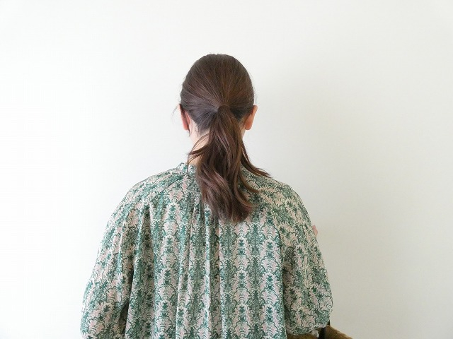 NOMBRE IMPAIR(ノンブルアンペール) シアーアラベスクプリントピンタックブラウスの商品画像9