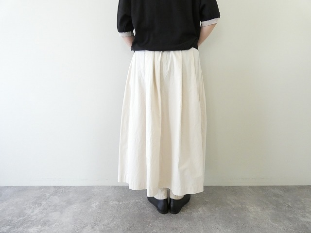 bulle de savon(ビュルデサボン) コットンダンプタックポケットスカートの商品画像10