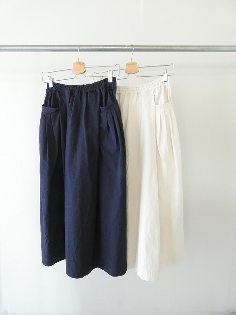 bulle de savon(ビュルデサボン) コットンダンプタックポケットスカートの商品画像11