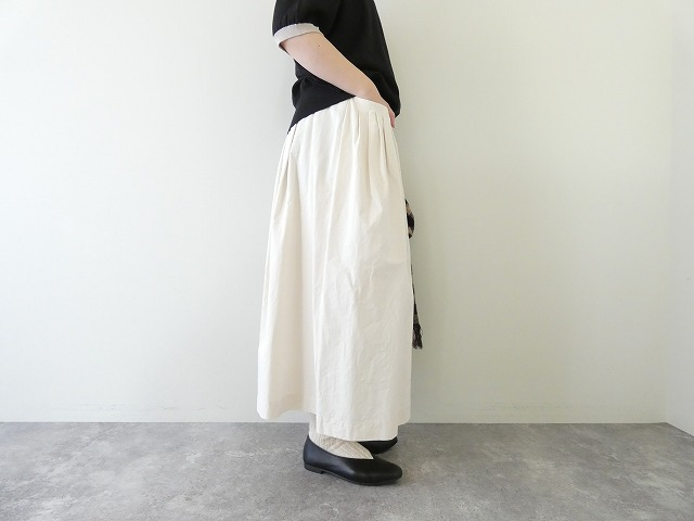 bulle de savon(ビュルデサボン) コットンダンプタックポケットスカートの商品画像9