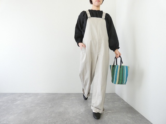 Hands of creation(ハンズオブクリエイション) コットンリネンツイルサロペットの商品画像1