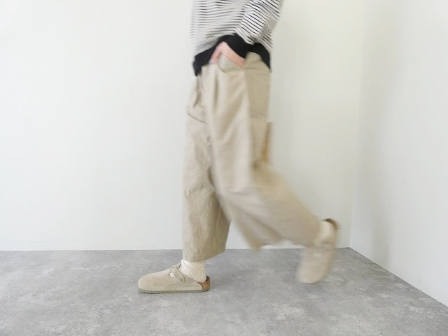 Hands of creation(ハンズオブクリエイション) コットンリネンタイプライターfanageシンプルキュロットスカートの商品画像1