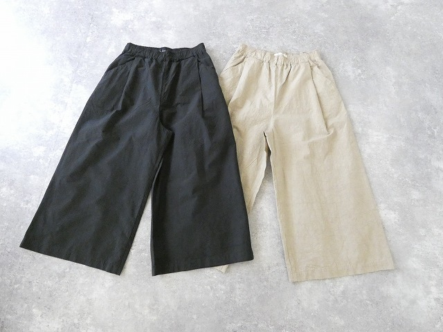 Hands of creation(ハンズオブクリエイション) コットンリネンタイプライターfanageシンプルキュロットスカートの商品画像3