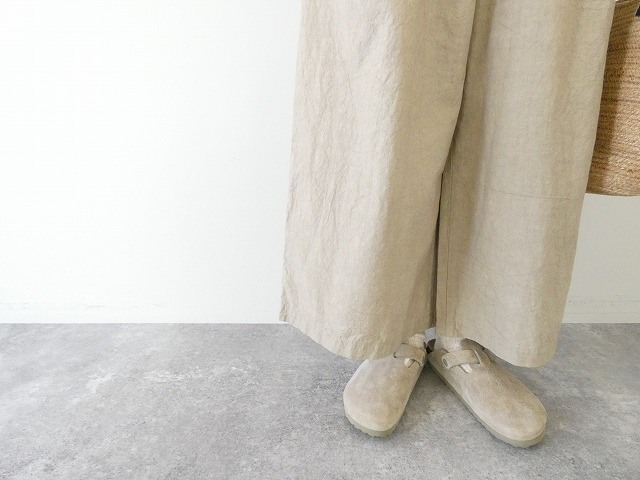 Hands of creation(ハンズオブクリエイション) コットンリネンタイプライターfanageシンプルキュロットスカートの商品画像5