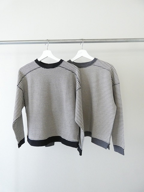 Hands of creation(ハンズオブクリエイション) スウェーデンカノコボーダーオフショルロングスリーブプルオーバーの商品画像9