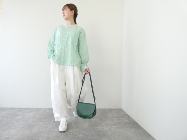 D.M.G.(ディーエムジー) シャーリングストライプBIGポケットワイドシャツの商品画像1