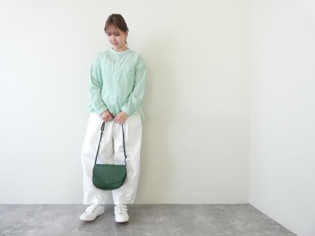 D.M.G.(ディーエムジー) シャーリングストライプBIGポケットワイドシャツの商品画像2