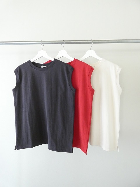 ichi(イチ) ライトヘビー天竺スリーブレスTシャツの商品画像11