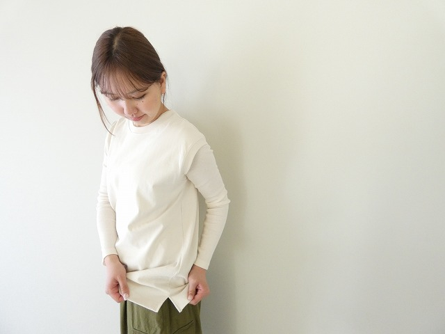ichi(イチ) ライトヘビー天竺スリーブレスTシャツの商品画像8