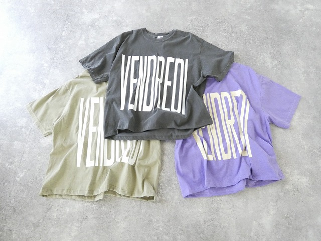 ichi(イチ) ピグメントTシャツ VENDREDIの商品画像3