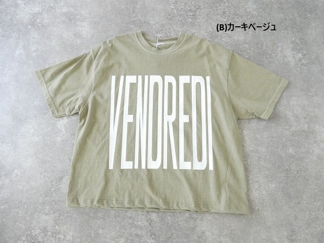 ichi(イチ) ピグメントTシャツ VENDREDIの商品画像42