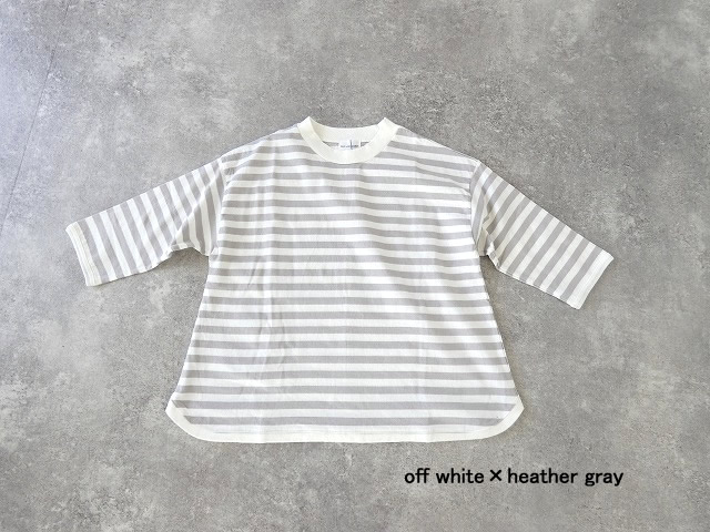 BLUE LAKE MARKET(ブルーレイクマーケット) アメリカンドライ天竺ボーダーサイドスリットプルオーバーの商品画像28