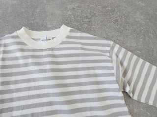 BLUE LAKE MARKET(ブルーレイクマーケット) アメリカンドライ天竺ボーダーサイドスリットプルオーバーの商品画像30