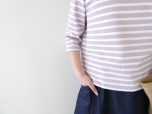 ORCIVAL(オーシバル) ショート丈ボートネックショートスリーブプルオーバーの商品画像6