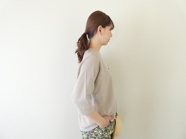 BLUE LAKE MARKET(ブルーレイクマーケット) ハニカムメッシュ ラグランスリーブプリントプルオーバーの商品画像4