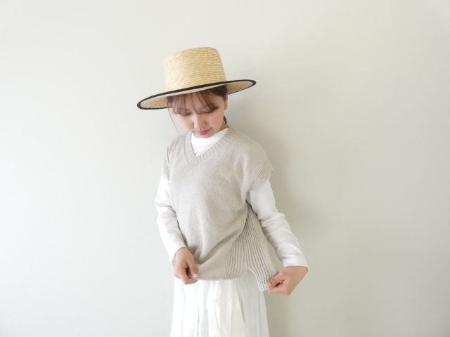 evam eva(エヴァムエヴァ) cotton linen vestの商品画像2