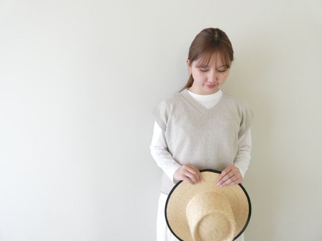 evam eva(エヴァムエヴァ) cotton linen vestの商品画像4