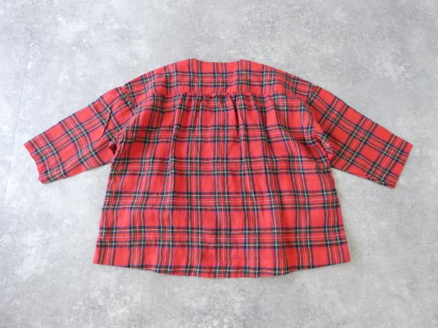 快晴堂(かいせいどう) タータンチェック/エバーグリーンふわりカーディガンの商品画像57