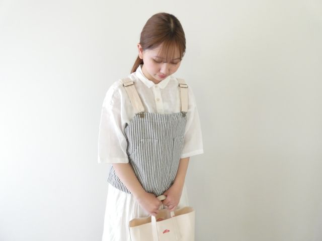 快晴堂(かいせいどう) HAYATE・Duty Wear/小さな造船所のワークウエアヒッコリーオーバーオールベストの商品画像1