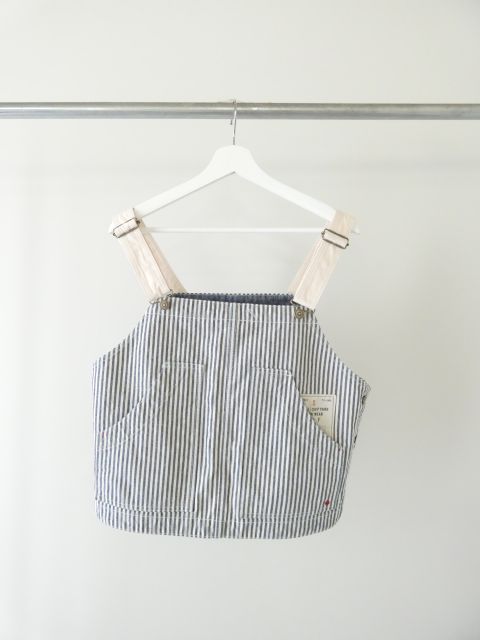 快晴堂(かいせいどう) HAYATE・Duty Wear/小さな造船所のワークウエアヒッコリーオーバーオールベストの商品画像10