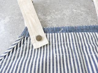 快晴堂(かいせいどう) HAYATE・Duty Wear/小さな造船所のワークウエアヒッコリーオーバーオールベストの商品画像28