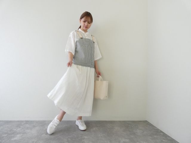 快晴堂(かいせいどう) HAYATE・Duty Wear/小さな造船所のワークウエアヒッコリーオーバーオールベストの商品画像3