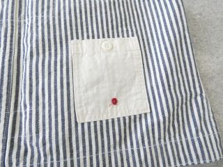 快晴堂(かいせいどう) HAYATE・Duty Wear/小さな造船所のワークウエアヒッコリーオーバーオールベストの商品画像30