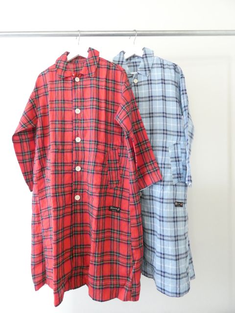 快晴堂(かいせいどう) タータンチェック/エバーグリーンWideコート・ワンピースの商品画像14