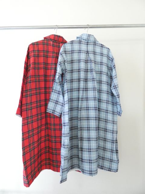 快晴堂(かいせいどう) タータンチェック/エバーグリーンWideコート・ワンピースの商品画像15