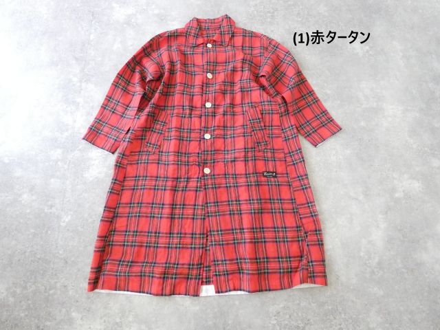 快晴堂(かいせいどう) タータンチェック/エバーグリーンWideコート・ワンピースの商品画像42